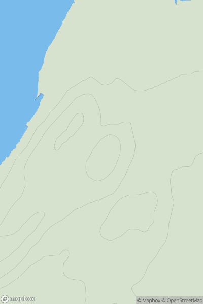 Thumbnail image for Cnoc Reamhar [Loch Linnhe to Loch Etive] showing contour plot for surrounding peak
